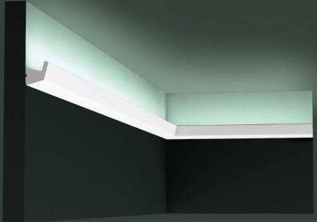 138 Cornisas led interior, para iluminación fabricadas en poliestireno alta  densidad