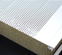 Panel sándwich acústico ACH de lana de roca perforado - ConstruPlace