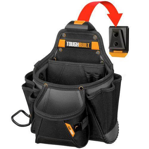 Bolsa Toughbuilt de 23 huecos ClipTech + soporte martillo - ConstruPlace