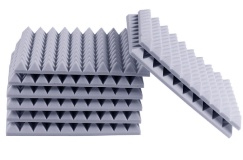 Espuma acústica piramidal Basotect Keops autoadhesiva - ConstruPlace