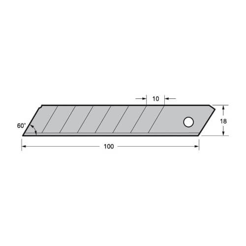 Envase dispensador TAJIMA de cuchillas de 18mm - ConstruPlace