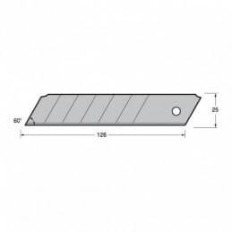 Envase dispensador TAJIMA de cuchillas de 25mm - ConstruPlace