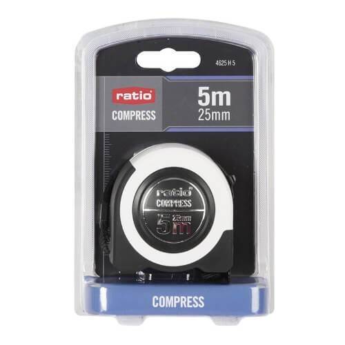 Flexómetro RATIO 5 M serie COMPRESS - ConstruPlace