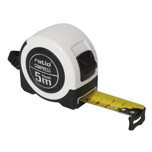 Flexómetro RATIO 5 M serie COMPRESS - ConstruPlace