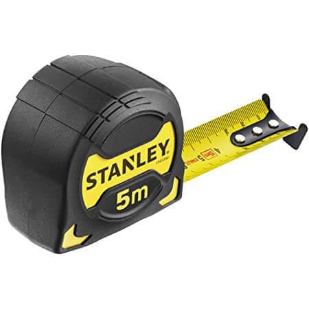 Flexómetro STANLEY antideslizante 5M X 28MM - ConstruPlace