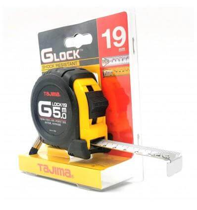 Flexómetro Tajima G-LOCK 13 S5 5M x 19/25MM - ConstruPlace