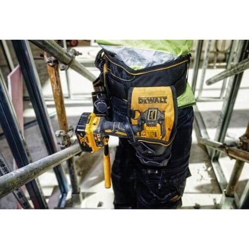 Funda para taladro DEWALT con bolsillo para puntas y brocas - ConstruPlace