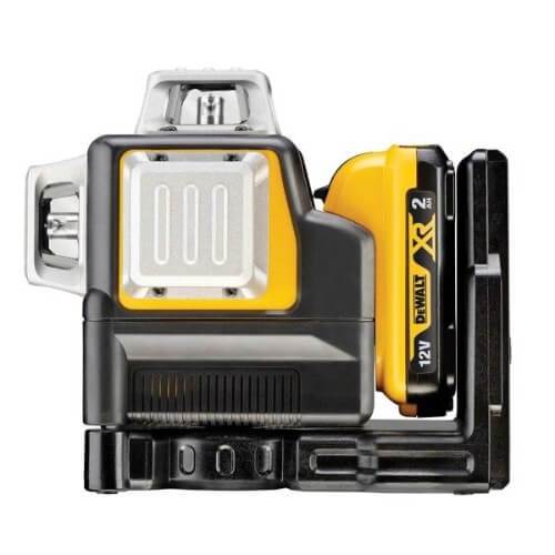 Nivel láser DeWalt autonivelante con 3 líneas de de 360º y batería - ConstruPlace