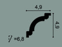 Perfil cornisa CX124 Orac Decor - ConstruPlace