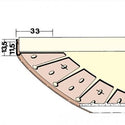 Perfil esquinero curvo Protektor ref. 3768 - ConstruPlace