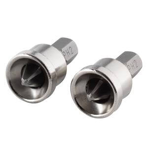 Punta wolfcraft solid PH 2 de 25mm con límite de profundidad - ConstruPlace