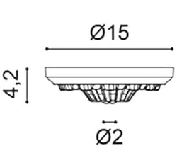 Rosetón ceiling rose Ref. R10 Orac Decor - ConstruPlace